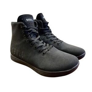 NOBULL Black Outwork High Top Training Sneakers Shoes W 9.5‎ M 8 Crossfit Gym